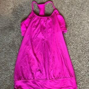 Lululemon Pink Racer Back with Built In Bra